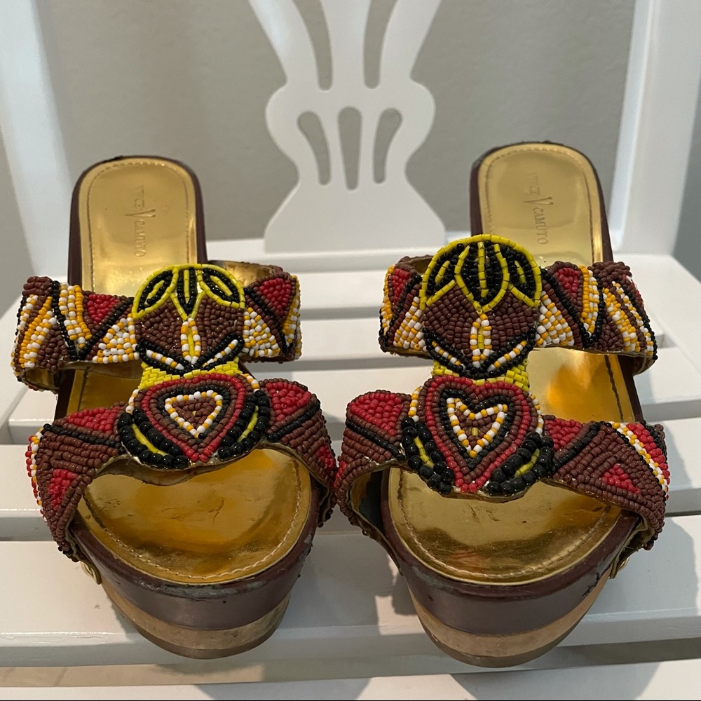 Vince Camuto Wedges Multi Colored Size 7.5 - image 1